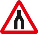 Dual carriageway ends