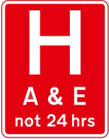 Hospital ahead with A&E facilities