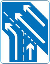 Additional traffic joining from the left ahead