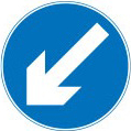 Keep left