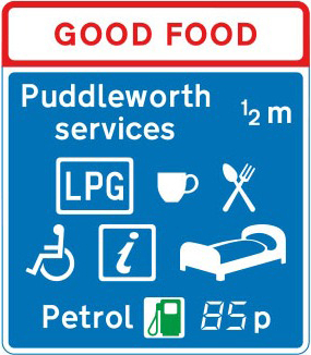 Start of motorway