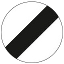 National speed limit applies