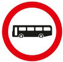 No buses (over 8 passenger seats)