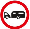 No towed caravans