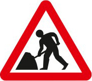 Road works ahead