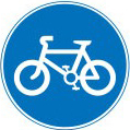 Route to be used by cycles only