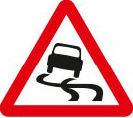 Slippery road