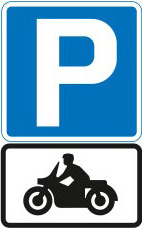 Parking for solo motorcycles