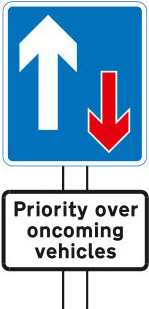 Priority over oncoming vehicles