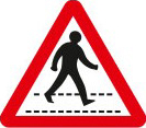 Zebra crossing ahead